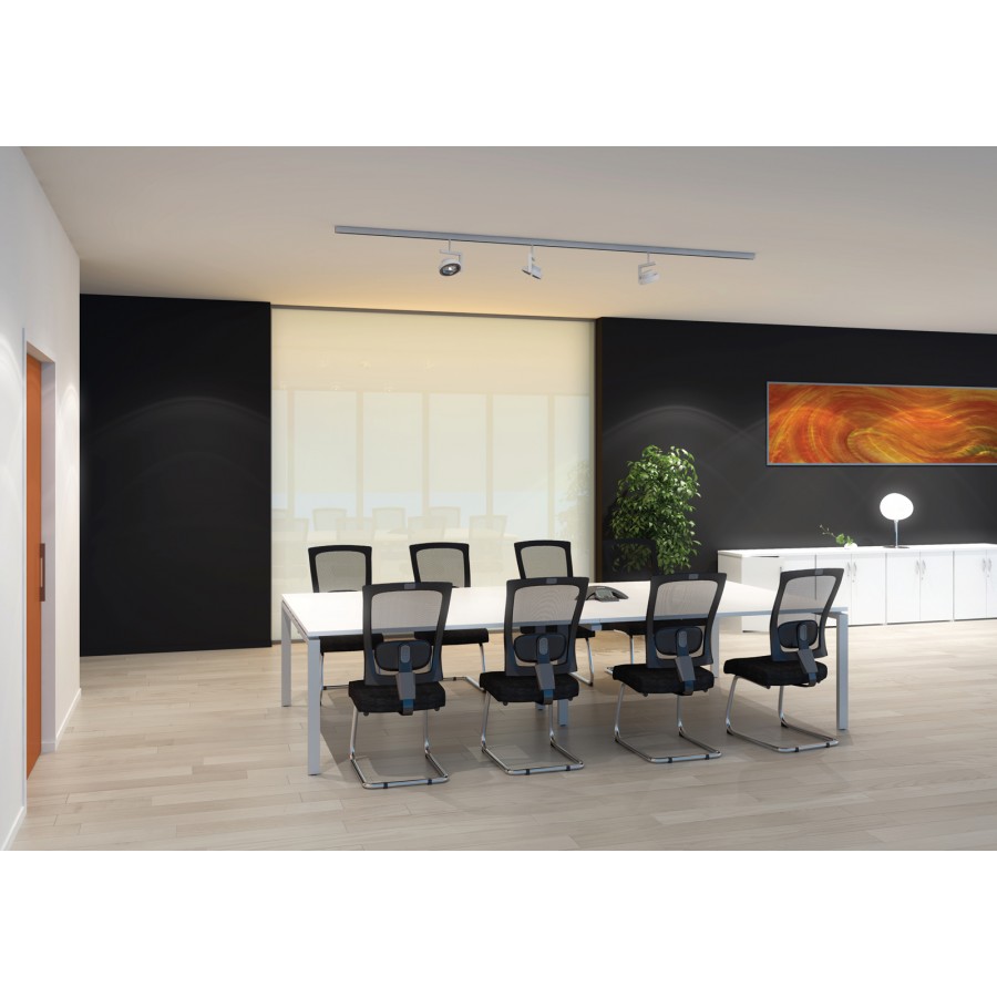 Adapt Rectangular Bench Style Boardroom Table